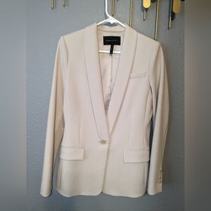 BCBGMAXAZRIA Cream Bradly Blazer XS